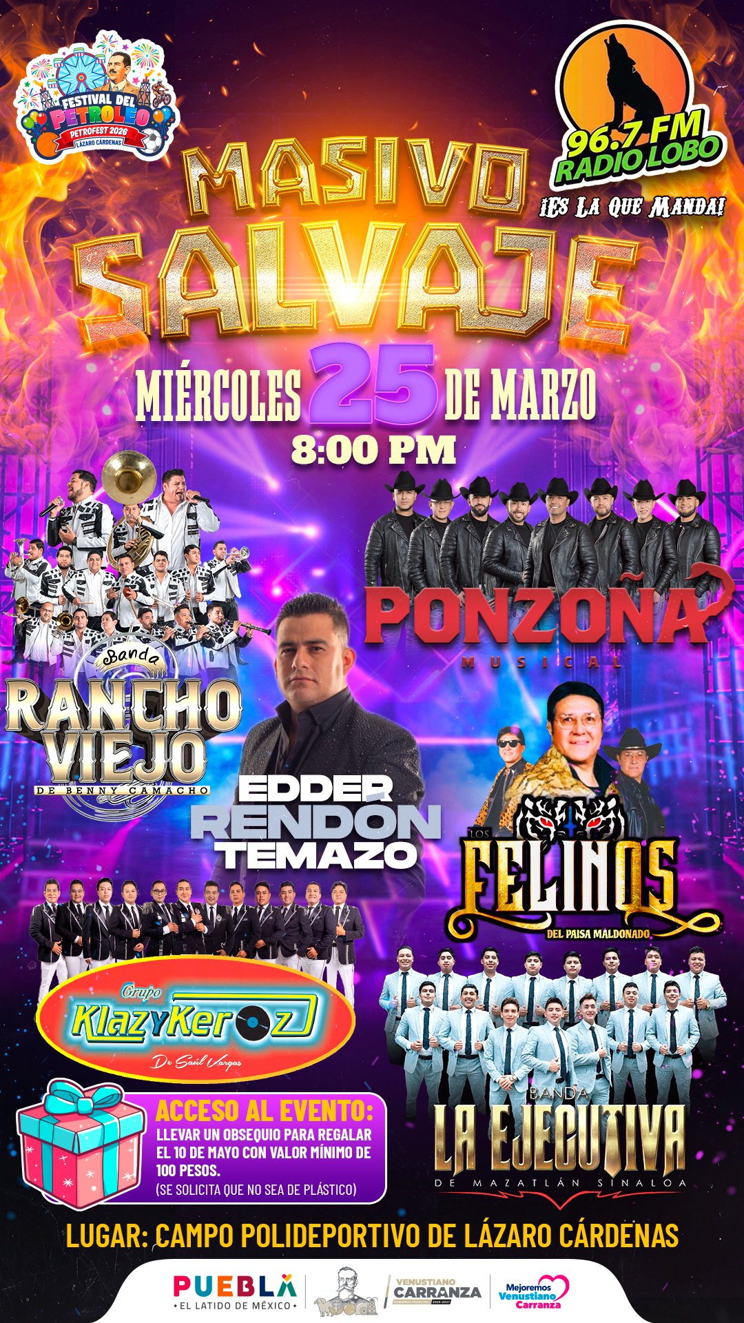 Cartelera Masivo Salvaje