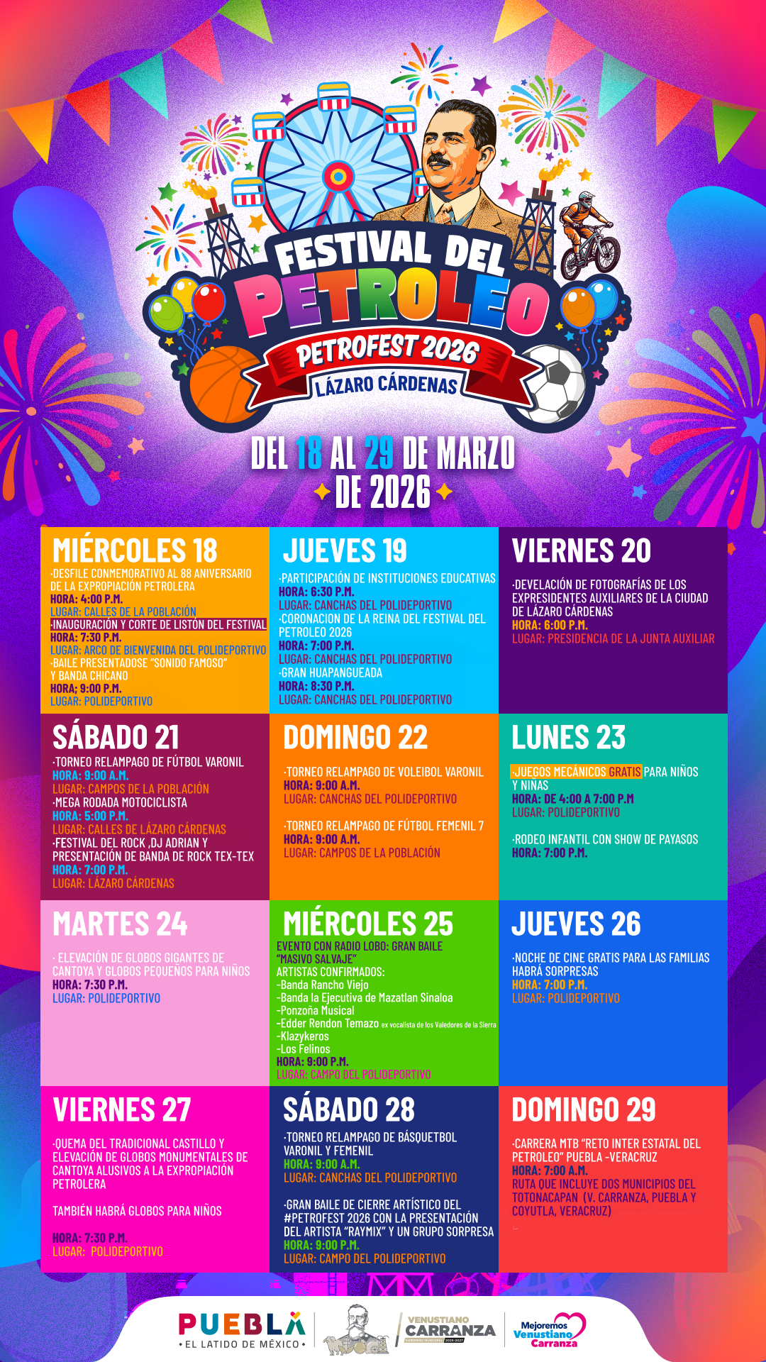 Cartel oficial PETROFEST 2026