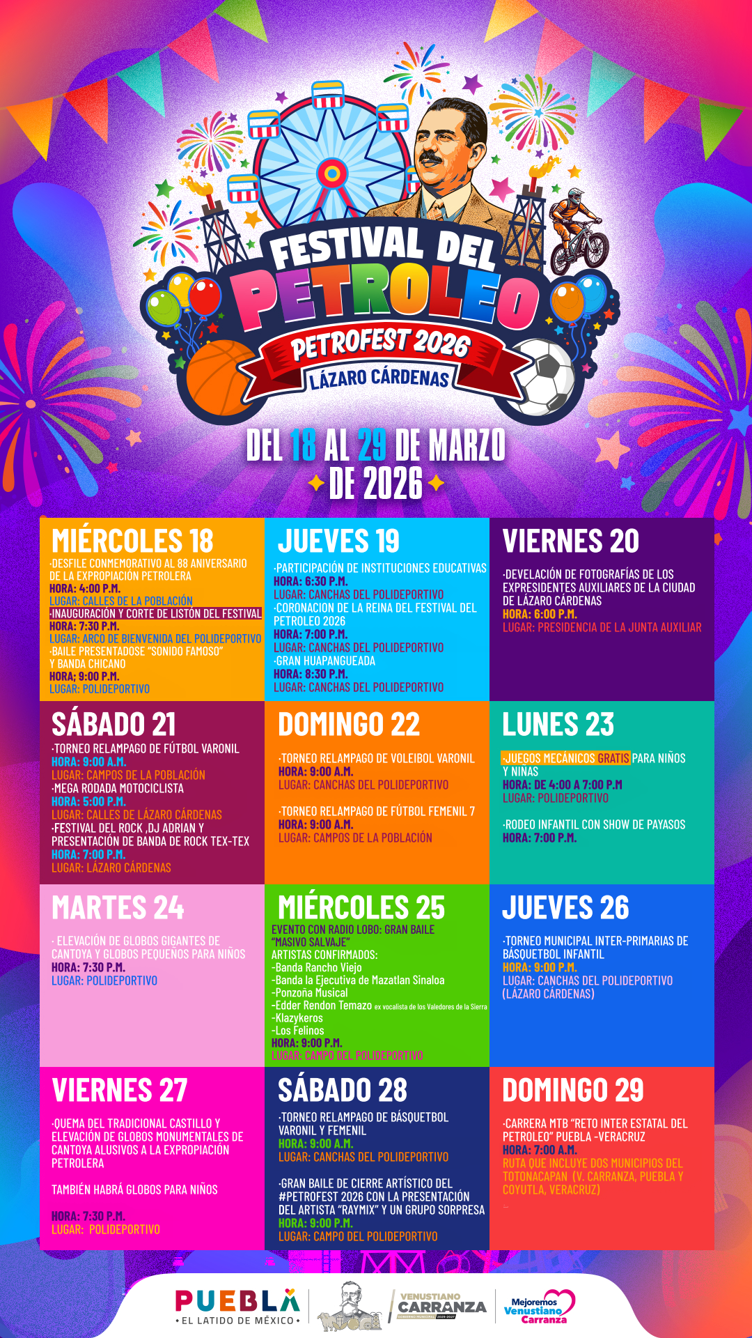 Cartel oficial PETROFEST 2026